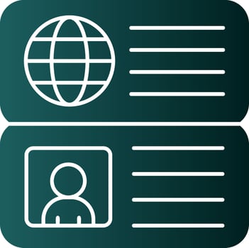 Visa Vector Icon Design