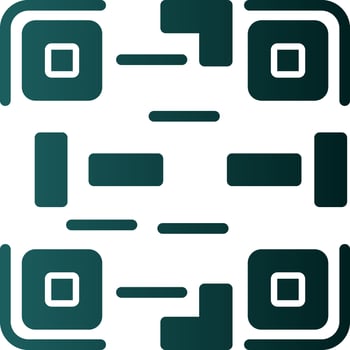 Qr Code Vector Icon Design