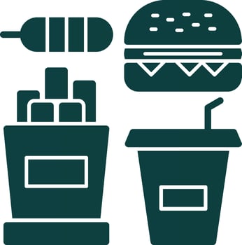 Fastfood Vector Icon Design
