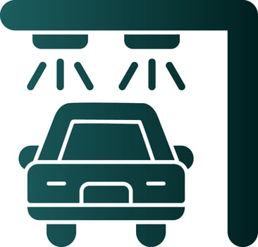 Car Wash Vector Icon Design