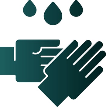 Hand Washing Vector Icon Design