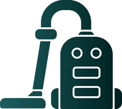 Vacuum Cleaner Vector Icon Design