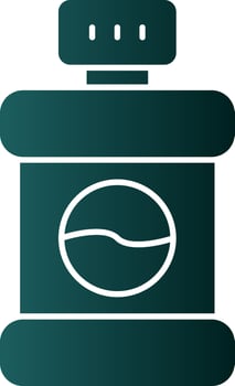 Mouthwash Vector Icon Design