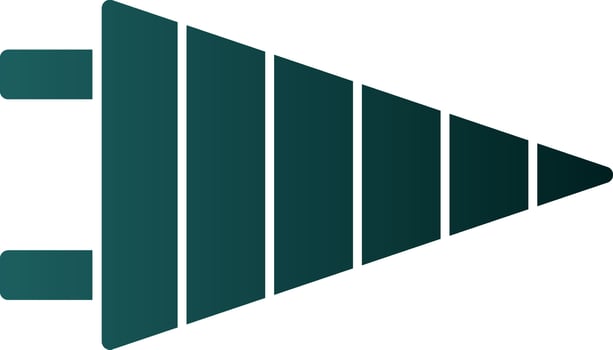 Pennant Vector Icon Design