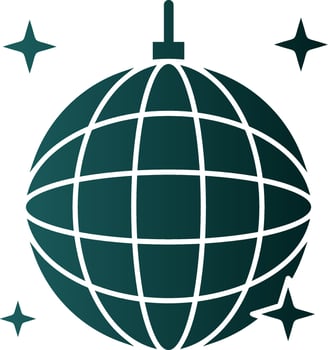 Disco Ball Vector Icon Design