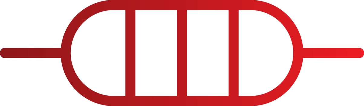 Resistor Vector Icon