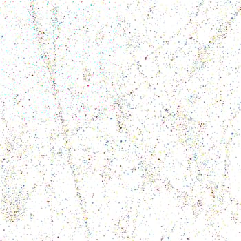 Colorful glitter shine texture on a white background. Colorful explosion of Confetti. Colorful abstract particles on a light background. Isolated Holiday Design elements. Vector illustration.