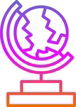 Globe Vector Icon Design