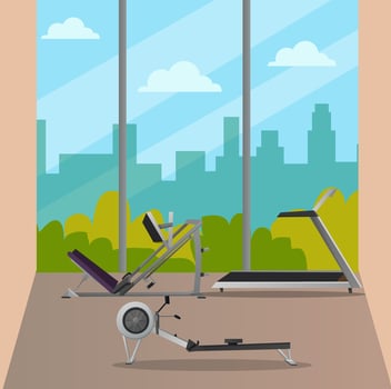 Vector illustration stop covid icon symbol spraying disinfectant in different places