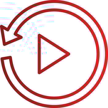 Replay Vector Icon