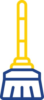 Broom Vector Icon Design