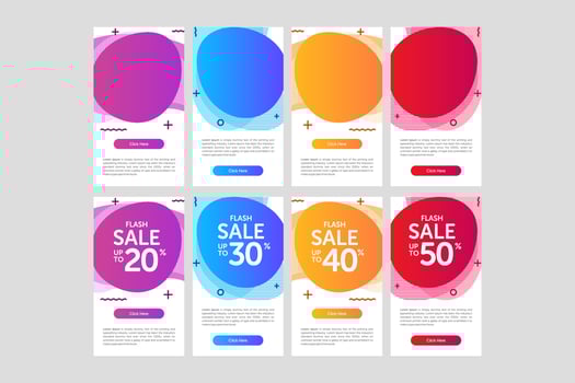 Colorful Banner Sale vector