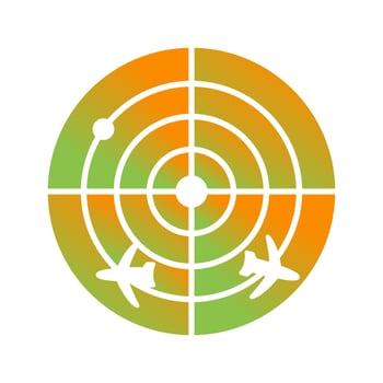 Radar Screen Vector Icon