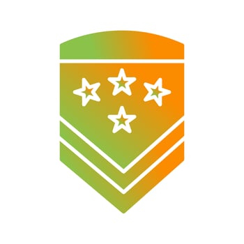 Military Badge Vector Icon