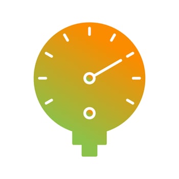 Pressure Gauge Vector Icon