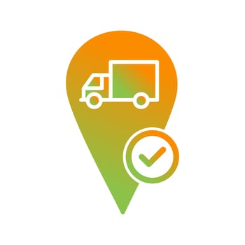 Valid Destination Vector Icon