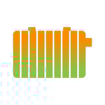 Heat Radiator Vector Icon