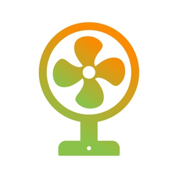 Electric Fan Vector Icon