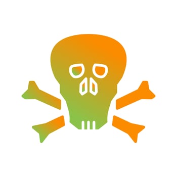 Pirate Skull Vector Icon