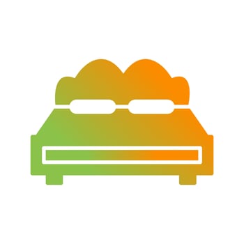 Double Bed Vector Icon