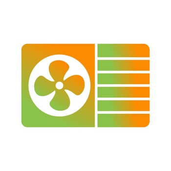 AC Window Unit Vector Icon