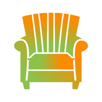 Single Sofa Vector Icon