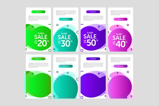 Colorful Banner Sale vector