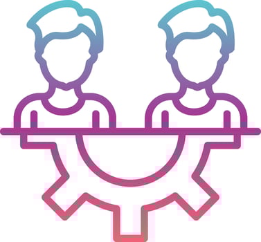 Team Work  Vector Icon