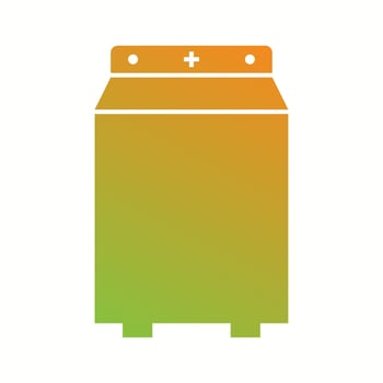 Unique Washing Machine Glyph Vector Icon