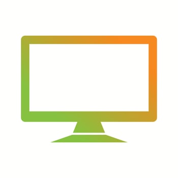 Unique LCD Glyph Vector Icon