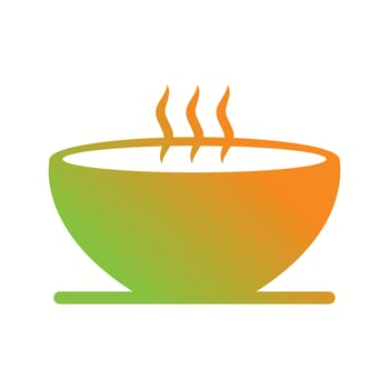 Unique Hot Soup Vector Glyph Icon