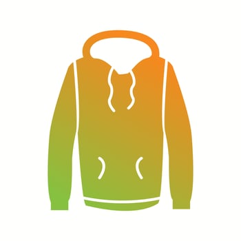 Unique Pull Over Vector Glyph Icon