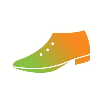 Unique Formal Shoes Vector Glyph Icon