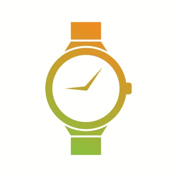 Unique Casual Watch Vector Glyph Icon