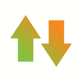 Unique Data Connection Vector Glyph Icon