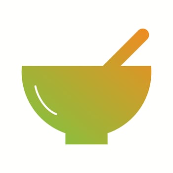 Unique Food Vector Glyph Icon