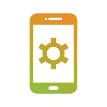 Unique Settings Vector Glyph Icon