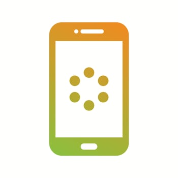 Unique Watch Synchronization Vector Glyph Icon