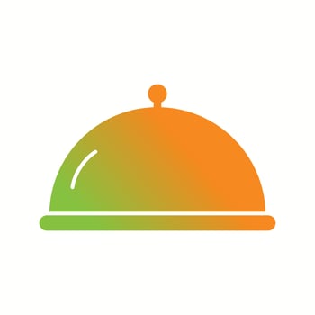 Unique Covered food Vector Glyph Icon
