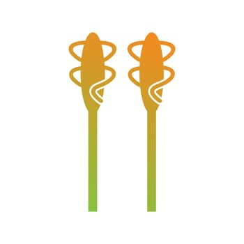 Unique Asparagus Vector Glyph Icon