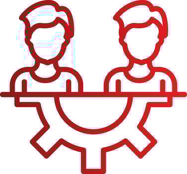 Team Work  Vector Icon