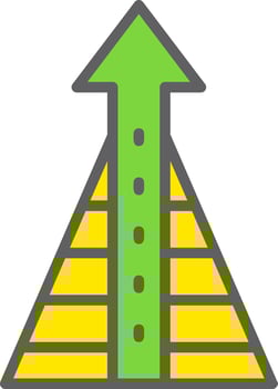 Get On Top Vector Icon