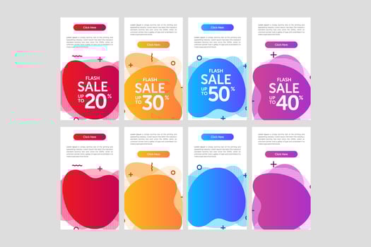 Colorful Banner Sale vector