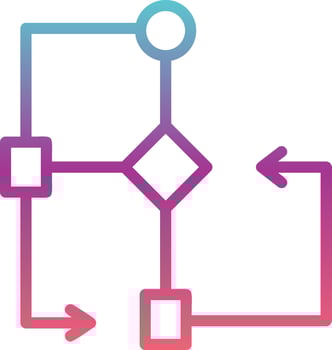 Flow Chart  Vector Icon