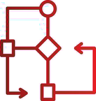 Flow Chart  Vector Icon