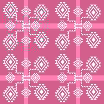 seamless geometric pattern pink background vector