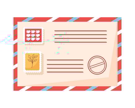 envelope mail postal service vector