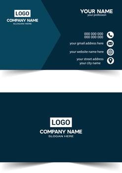 corporate bussiness card template vector