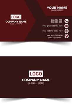 corporate bussiness card template vector