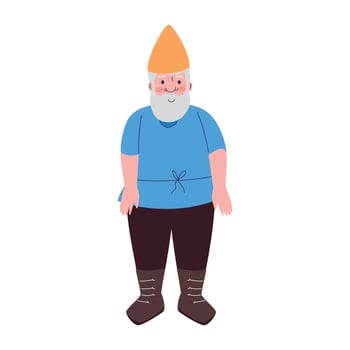 old gnome fairytale vector